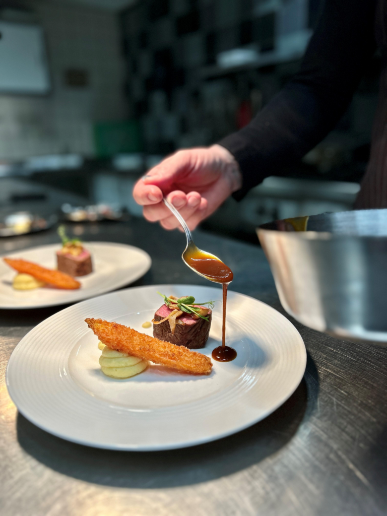 Chef aan het werk