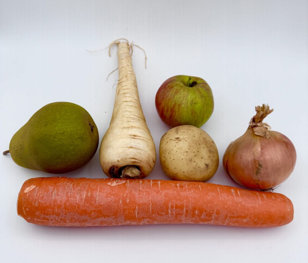 Lokale groenten en fruit